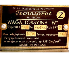 Весы ювелирные Techniprot waga torsyjna-wt Typ PRLTT 5