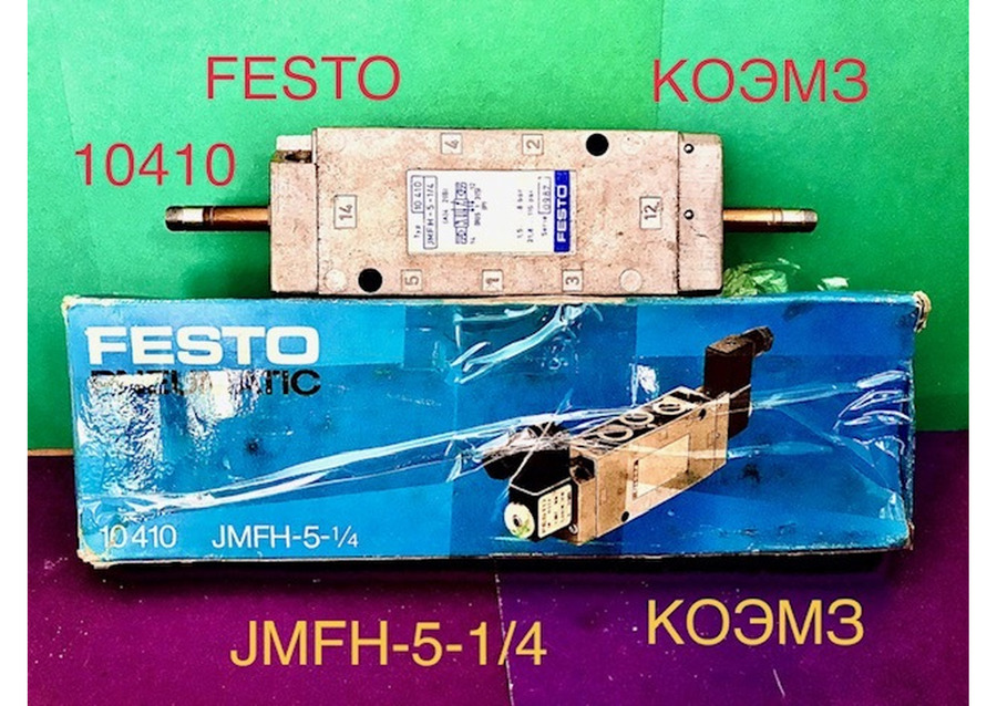 Распределитель с электроуправлением Festo mfh-5-1/4, jmfh-5-1/4, mc-5/4-1/4